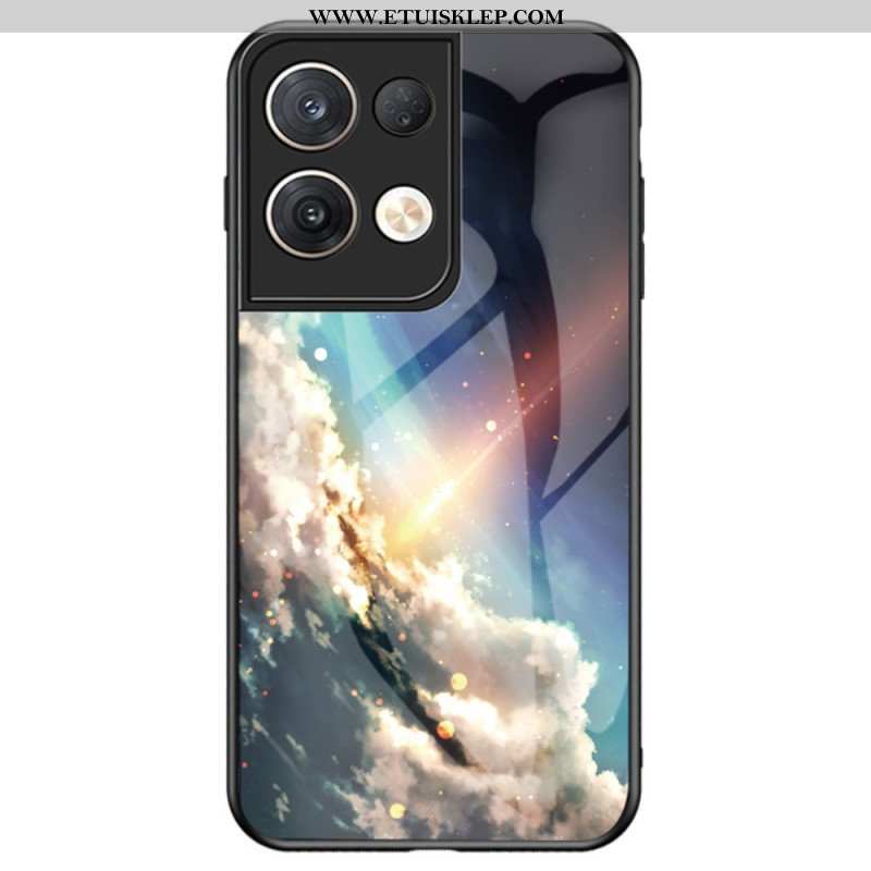 Etui do Oppo Reno 8 Pro Wzór Ze Szkła Hartowanego